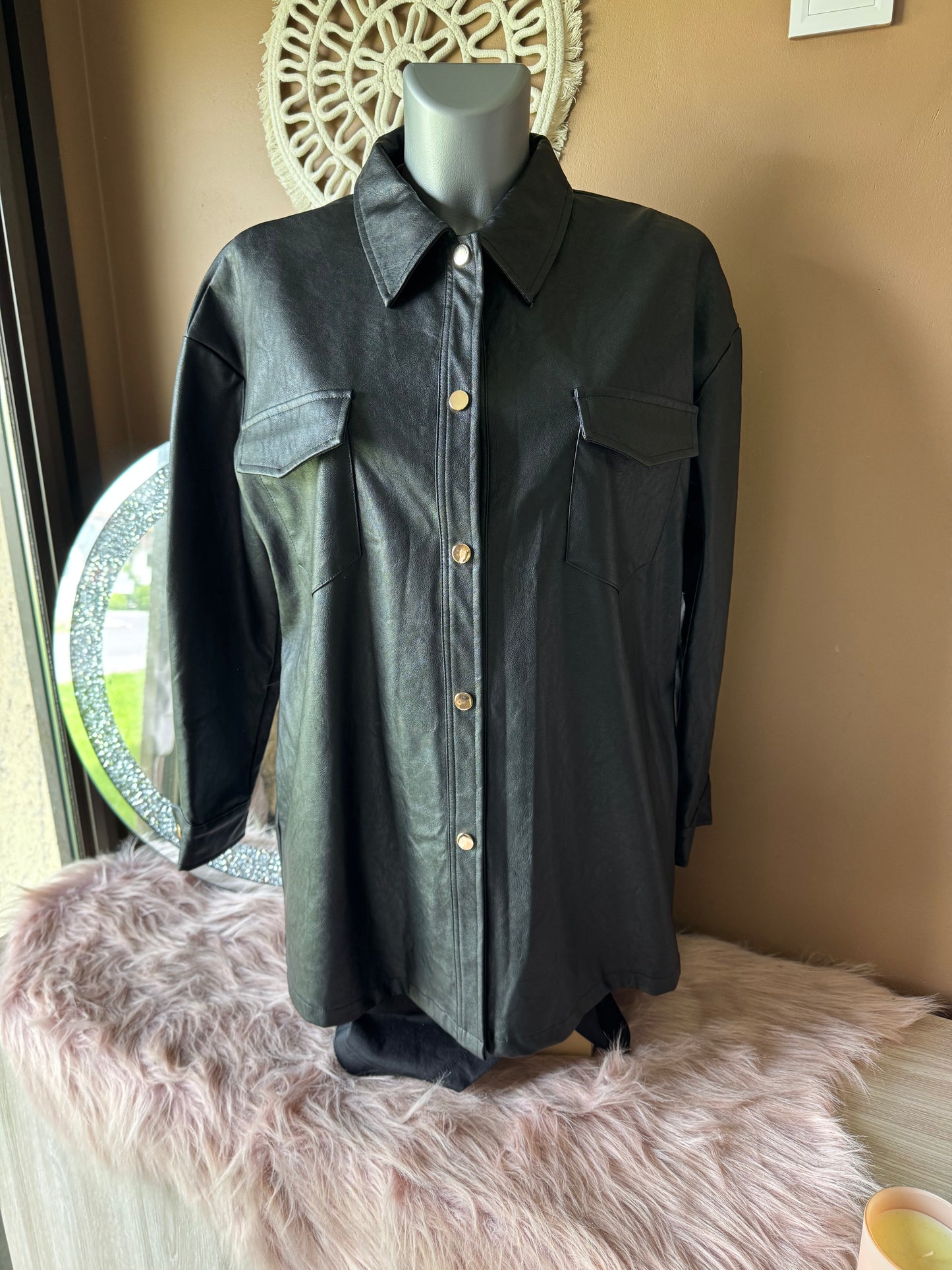 Veste simili-cuir S/M