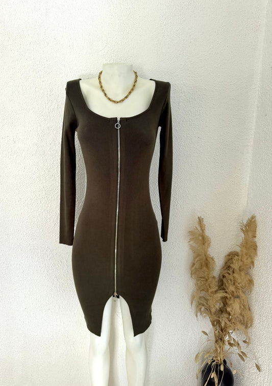 Robe Pull KAKI T.U