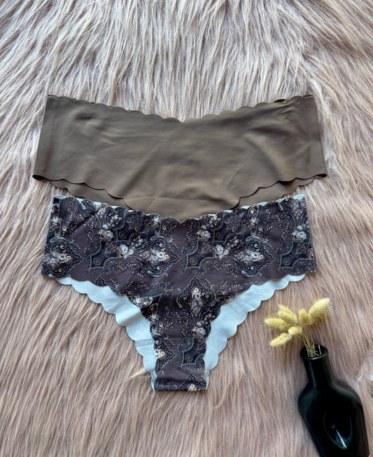 Lot de 2 culottes invisible L