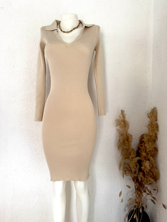 Robe pull col V