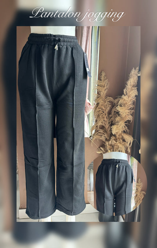 Pantalon jogging                     Coupe droite